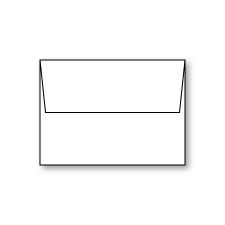Envelope, White, A-7, Linen