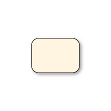 Round Edge Flat Card, Antique-White, A-1, Silk, 80lb
