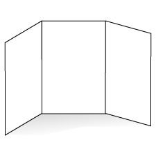 Plain 3-Fold, White, Jumbo, 55lb