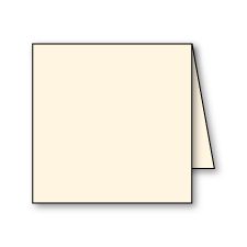 Plain Foldover, Antique-White, Square-7, Linen, 80lb