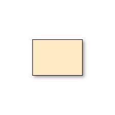 Plain Flat Card, Sand-Ecru, A-1, 100lb