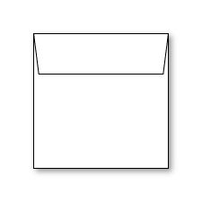 Envelope, White, Square-7, Felt