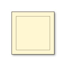 Panel Flat Card, Nature-White, Square-7, Cypress, 130lb