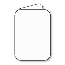 Round Edge Foldover, Polar-White, Majestic, Impressa, 130lb